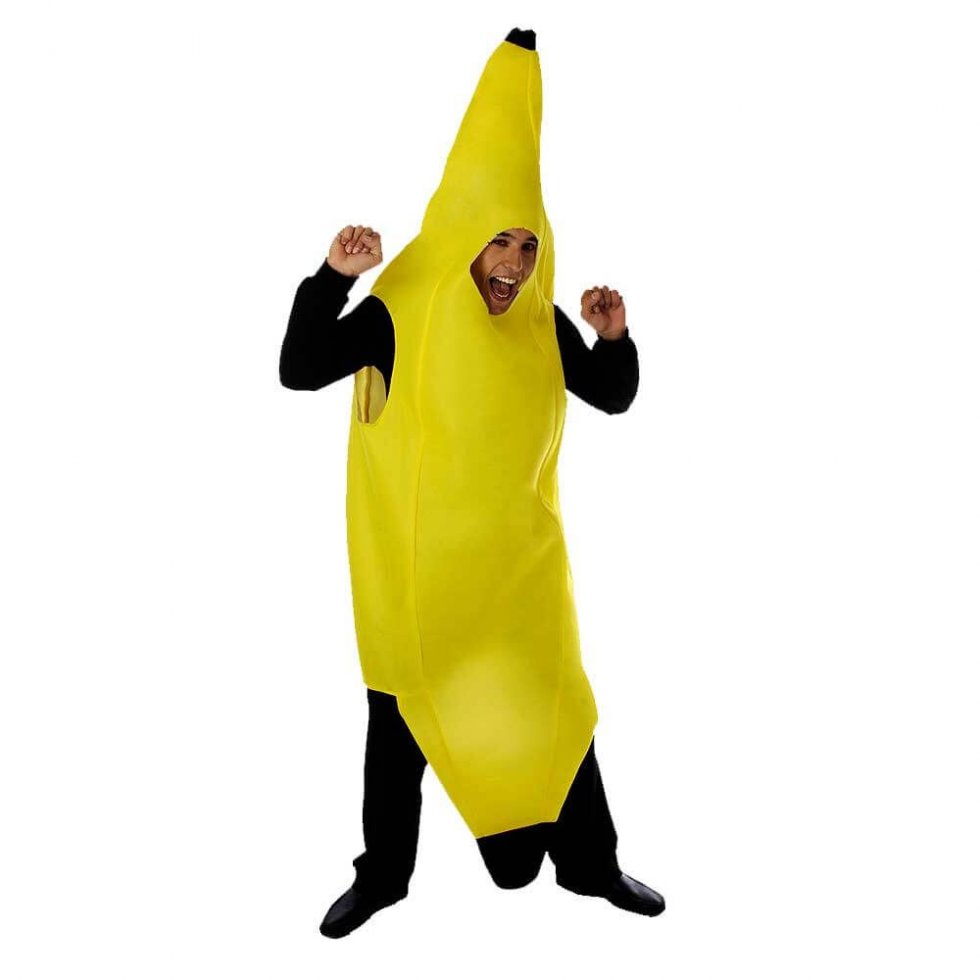 костюм банановой карнавальной маски