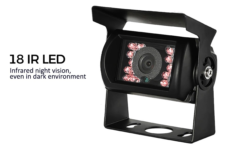 автомобильная камера с 18 ИК-светодиодами ночного видения