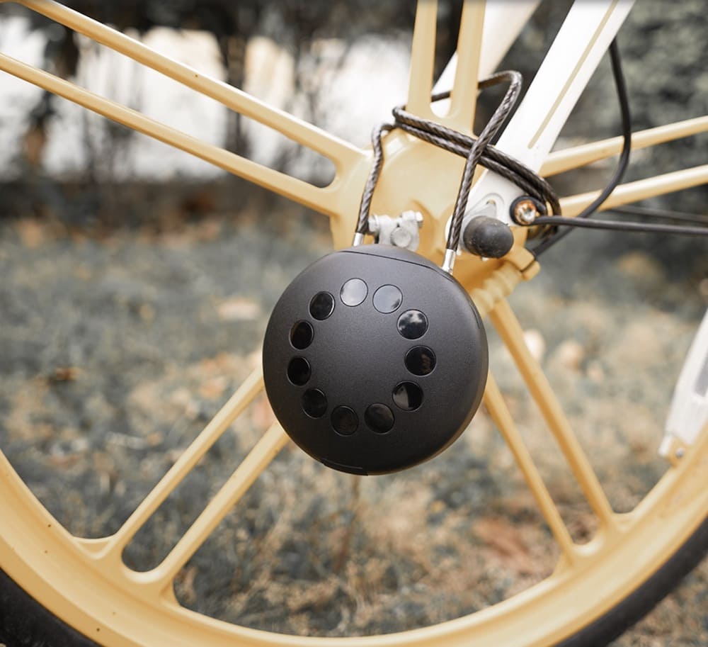 велосипедный замок с коробкой для ключей