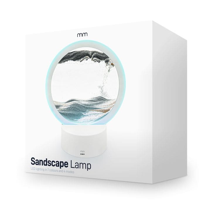 Лампа Sand Art - настольная лампа Sands of Time - цветная светодиодная подсветка RGB
