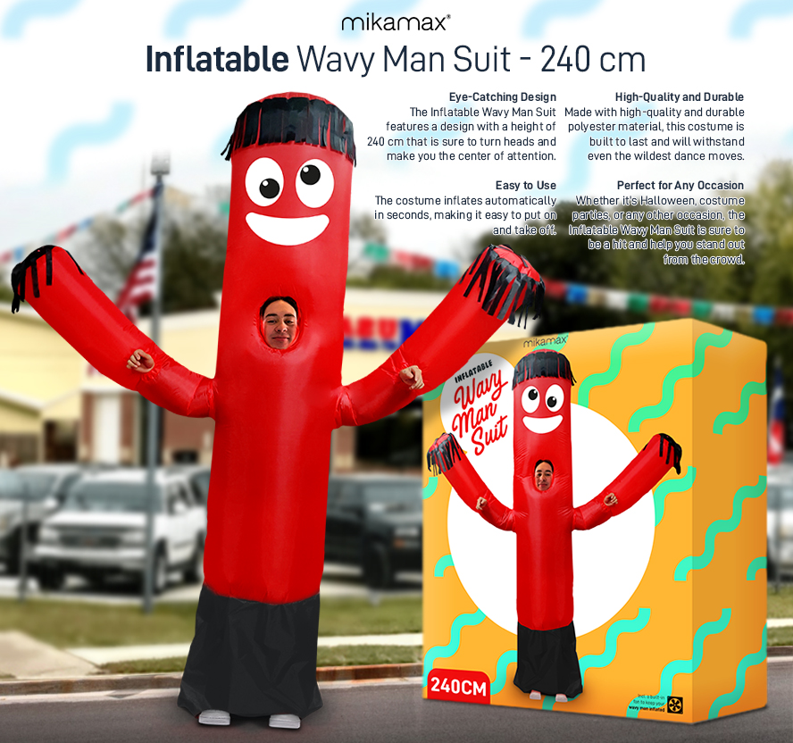 мужской костюм надувной Wavy Man