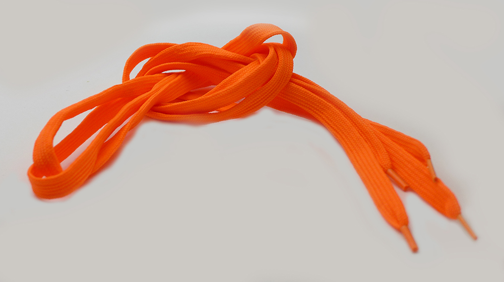 неоновый оранжевый шнурков