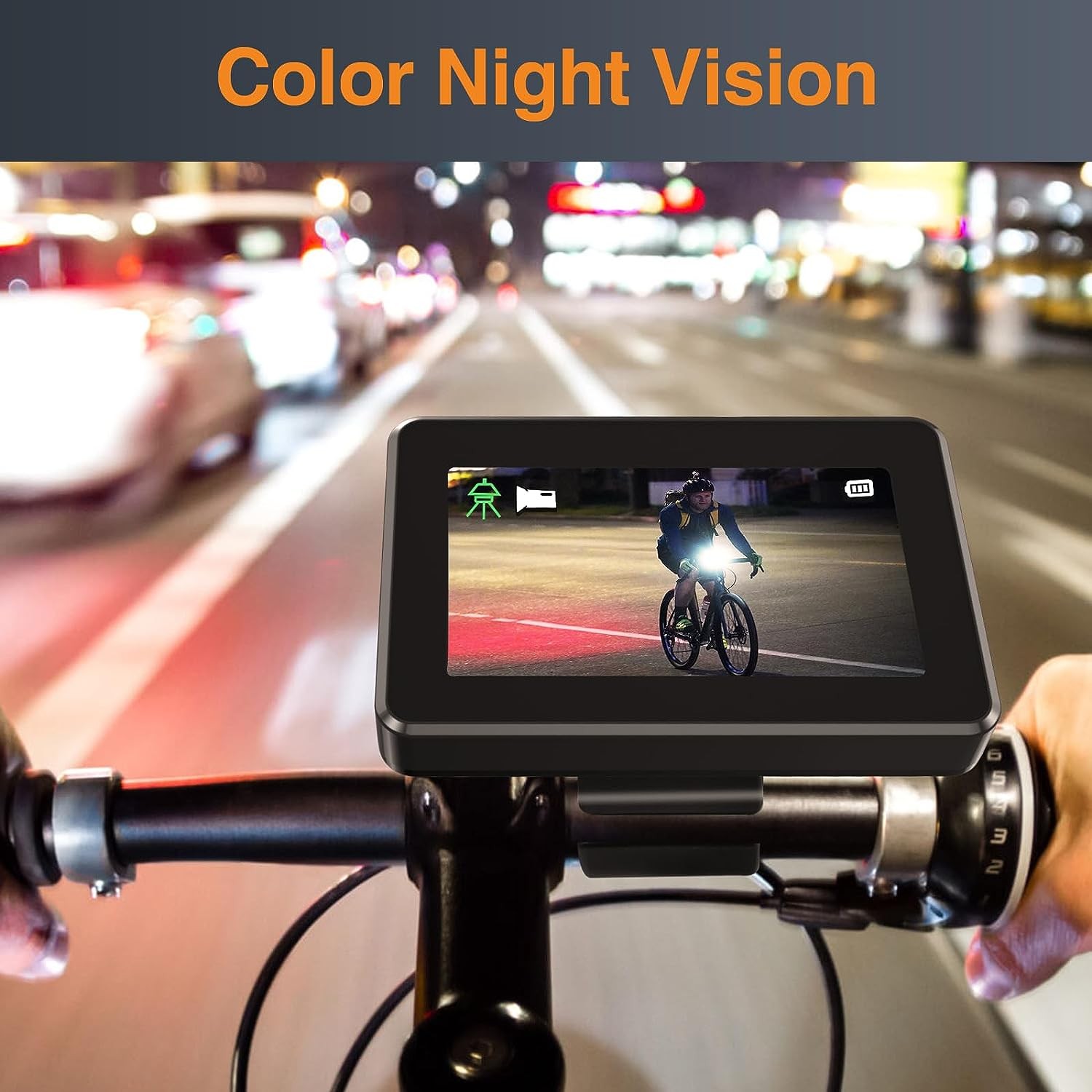 Комплект велосипедного монитора с камерой ночного видения