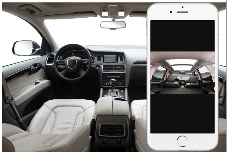 Автомобильная камера profi x7 в режиме реального времени в приложении для смартфона — видеорегистратор