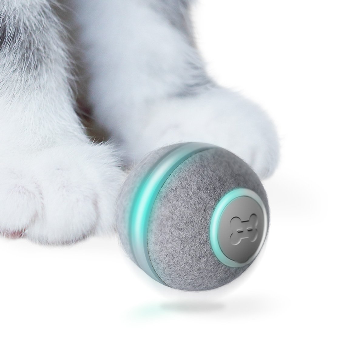 автоматическая игрушка для кота - чирбл мяч