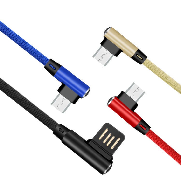кабель micro USB с дизайном 90