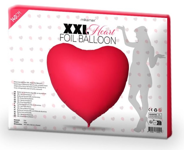 Подарок на День святого Валентина в форме сердца xxl женщине, парню, девушке