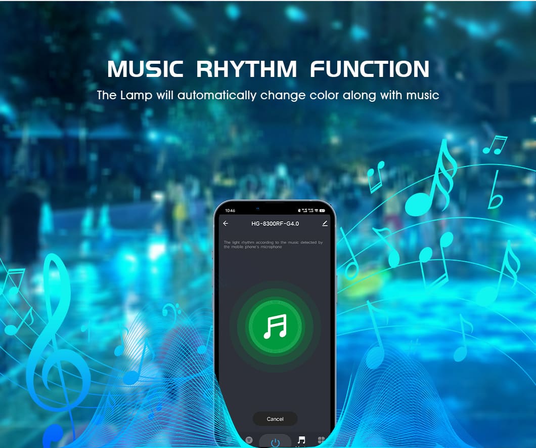 Управление приложением Tuya через музыку