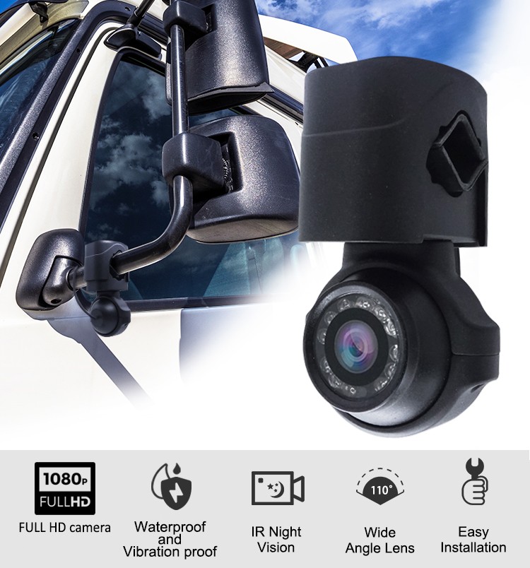 внутренняя и наружная камера с 12 ИК-светодиодами ночного видения + IP69K + объектив f3,6 мм
