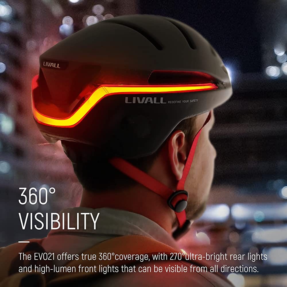 Светодиодная подсветка велосипедного шлема Livall