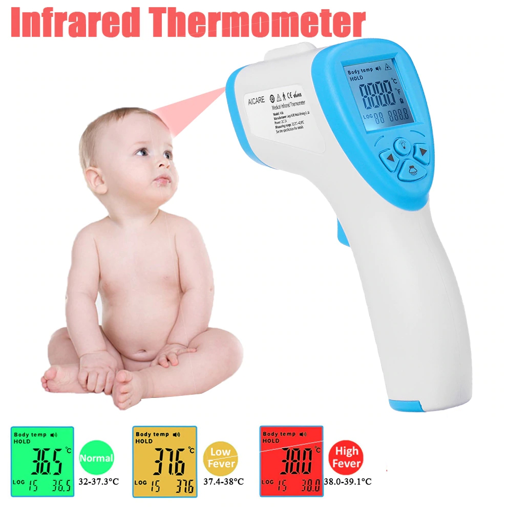 инфракрасный термометр с дисплеем