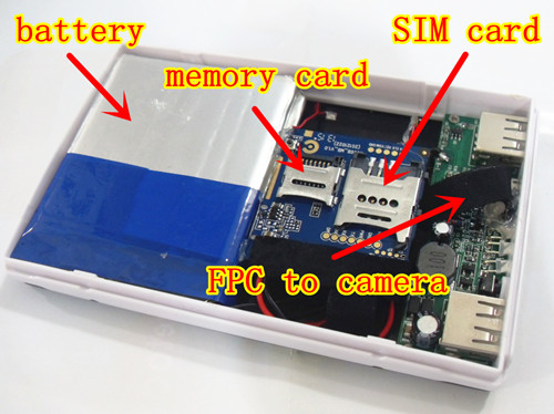 электрические банки GSM с камерой на Micro SIM-карты