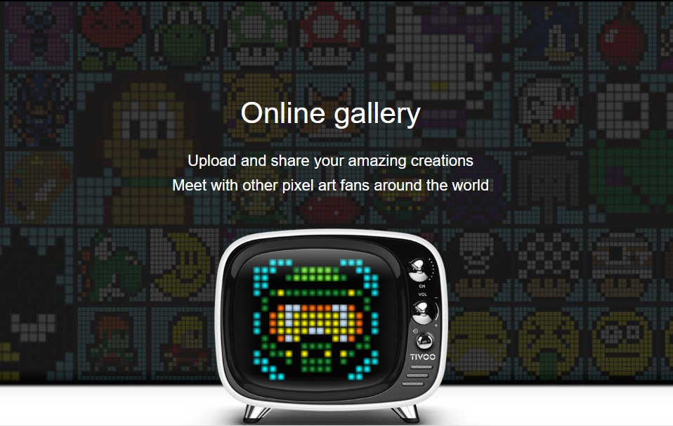 Tivoo Speaker пиксельная графика онлайн галерея
