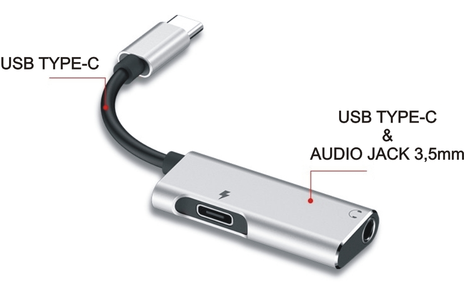 Концентратор USB-C для аудио