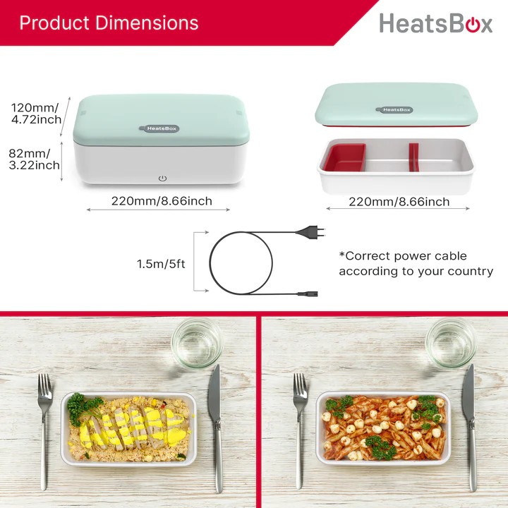 HeatsBox life box пищевой термоэлектрический портативный с подогревом
