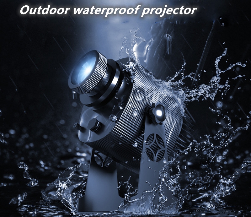 водонепроницаемый проектор гобо - настройте проекцию вашего логотипа