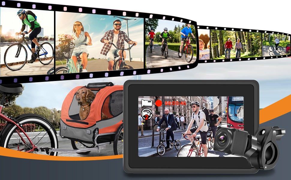 Комплект велосипедной безопасности — камера заднего вида с монитором