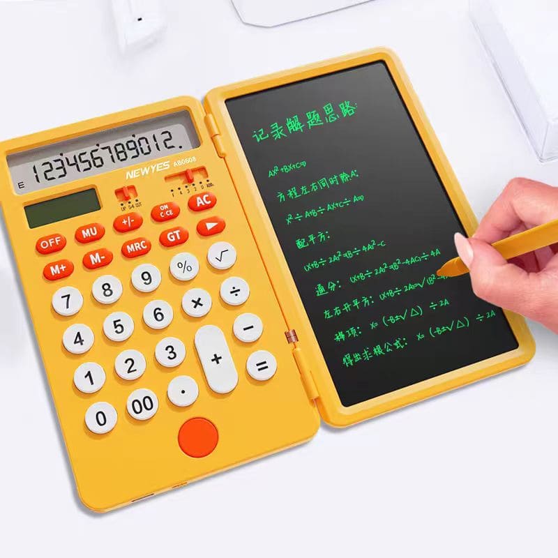 Солнечный калькулятор и стираемый ЖК-планшет