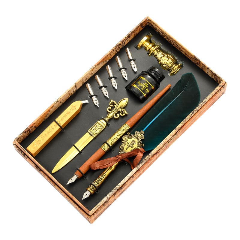 роскошный подарочный набор из ручки для каллиграфии + аксессуары