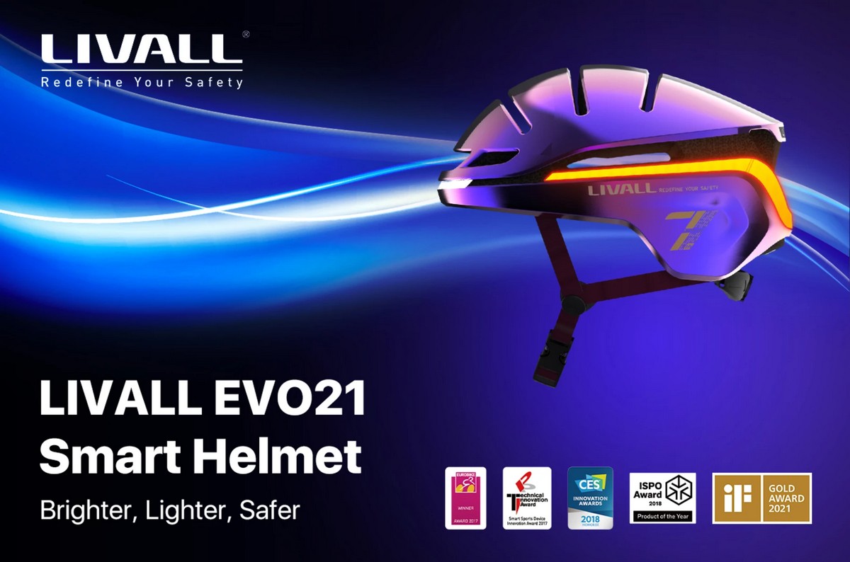велосипедный шлем livall цикло умный шлем
