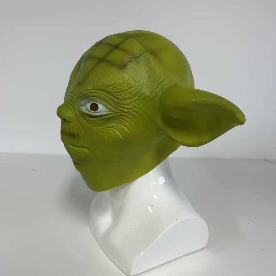 Маска для лица «Звездные войны» - Йода, зеленый латекс