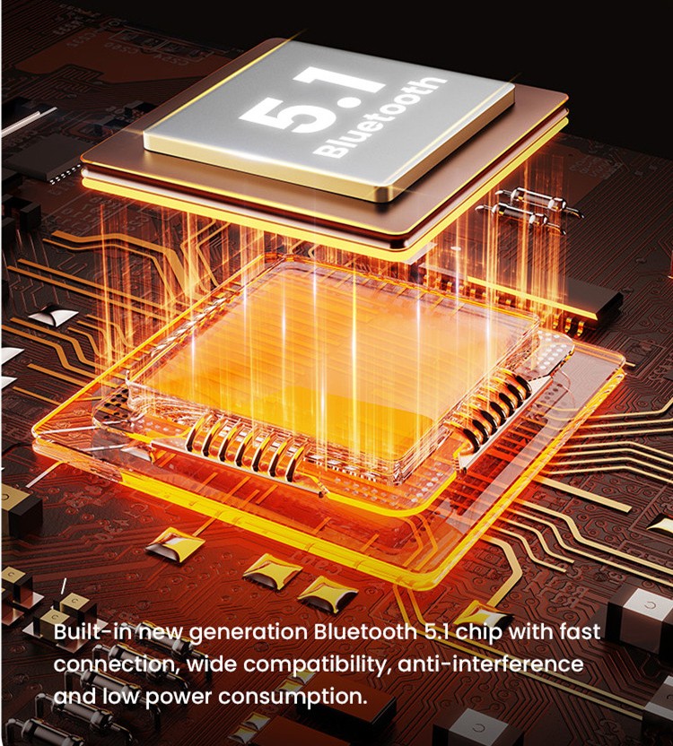 Bluetooth Встроенный чип Bluetooth 5.1 нового поколения