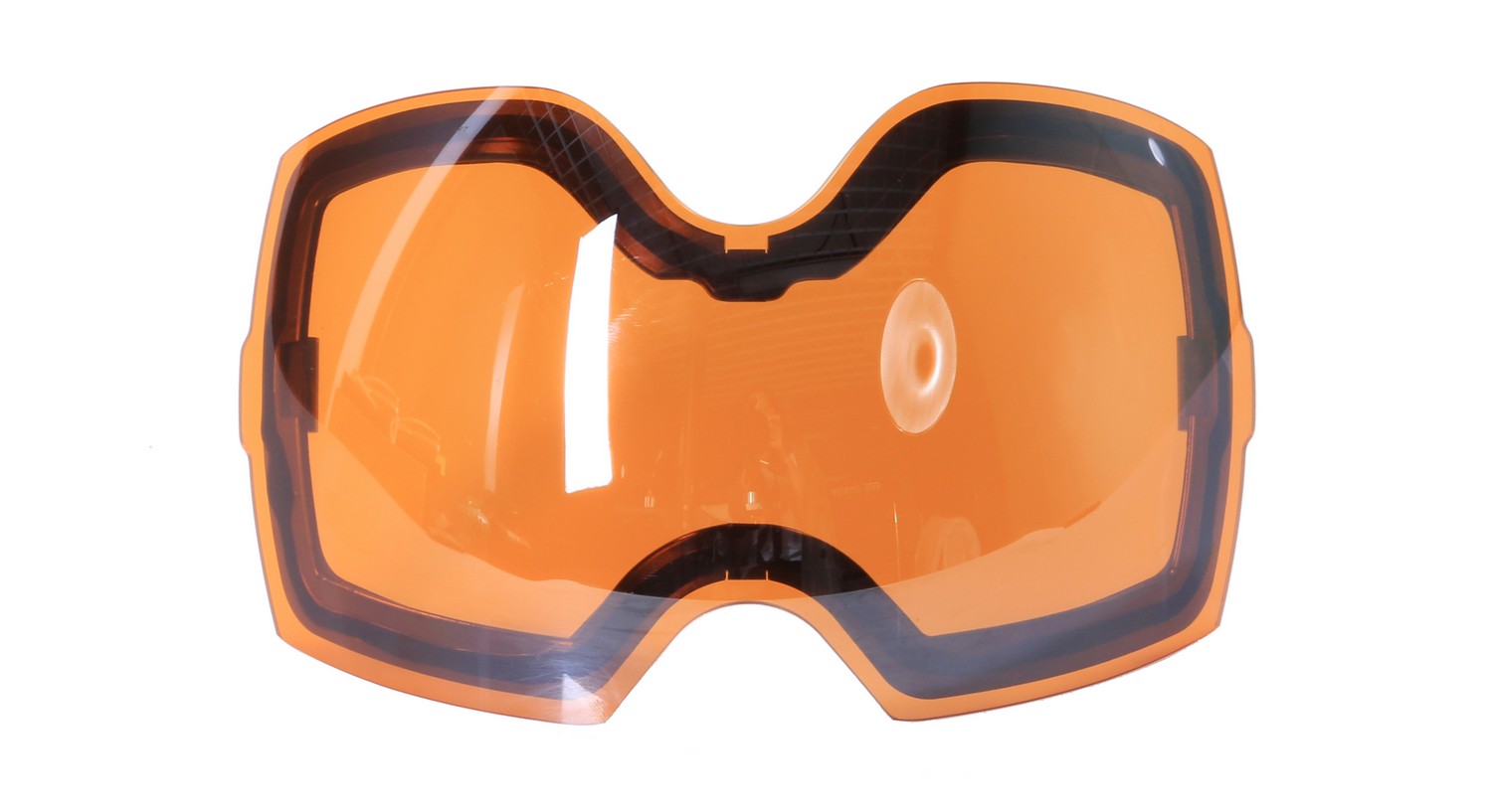 Сменное оранжевое стекло для лыжных очков