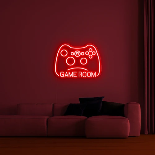 3D логотип на стене - GAMER