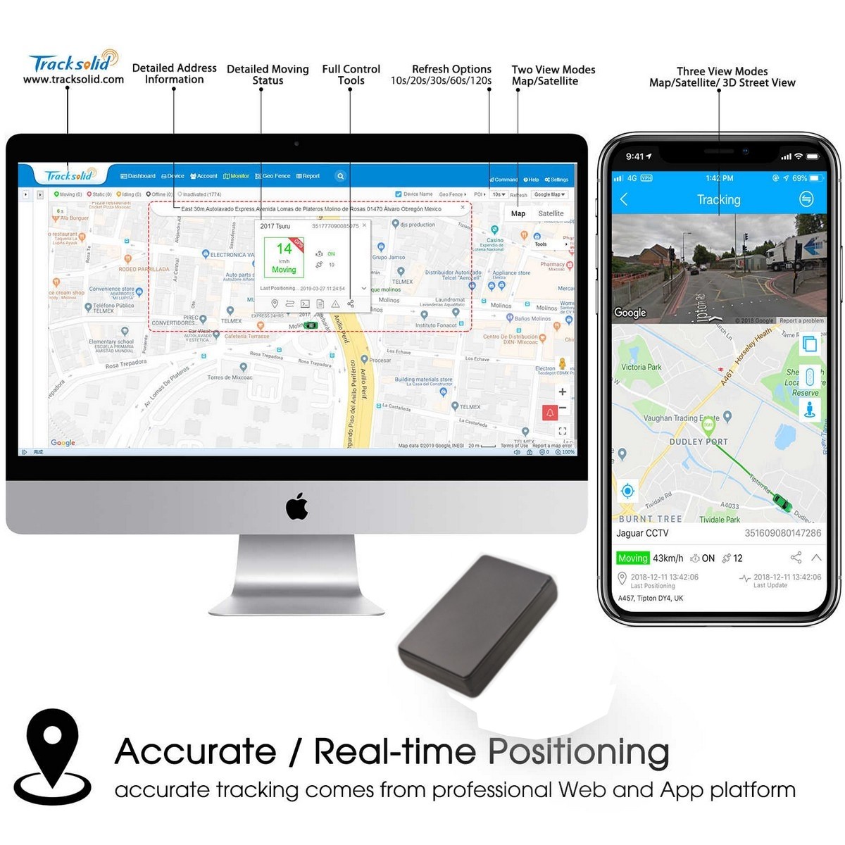GPS-устройство слежения в режиме реального времени мониторинг GPS