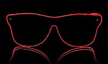 красные солнцезащитные очки