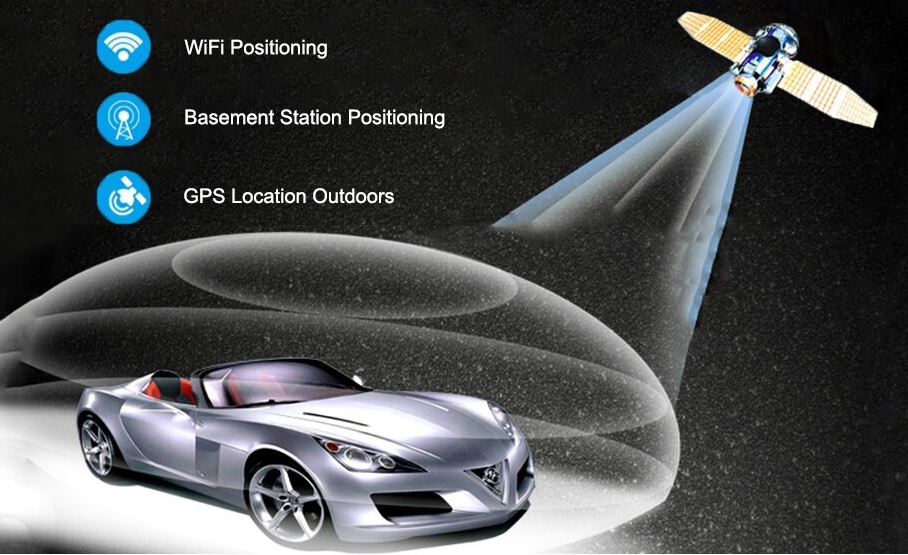тройная локализация GPS LBS WIFI локатор