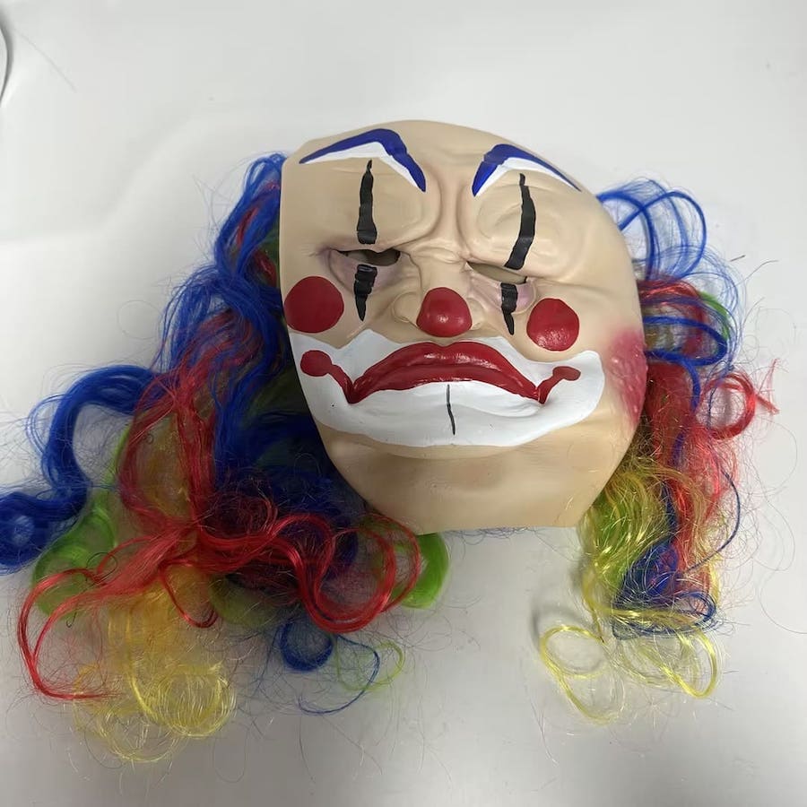 Маска клоуна для карнавала взрослых