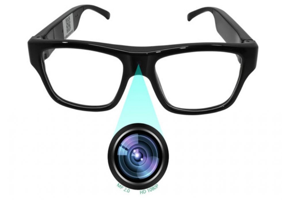 шпионские сенсорные очки с камерой FULL HD и Wi-Fi