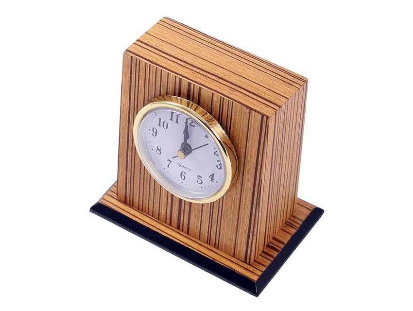 набор офисных часов деревянный подарок для босса