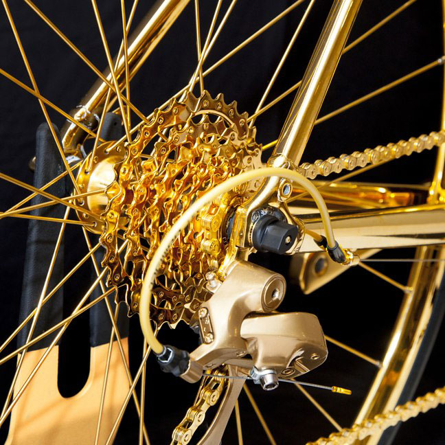 Золото konstrukcia велосипед
