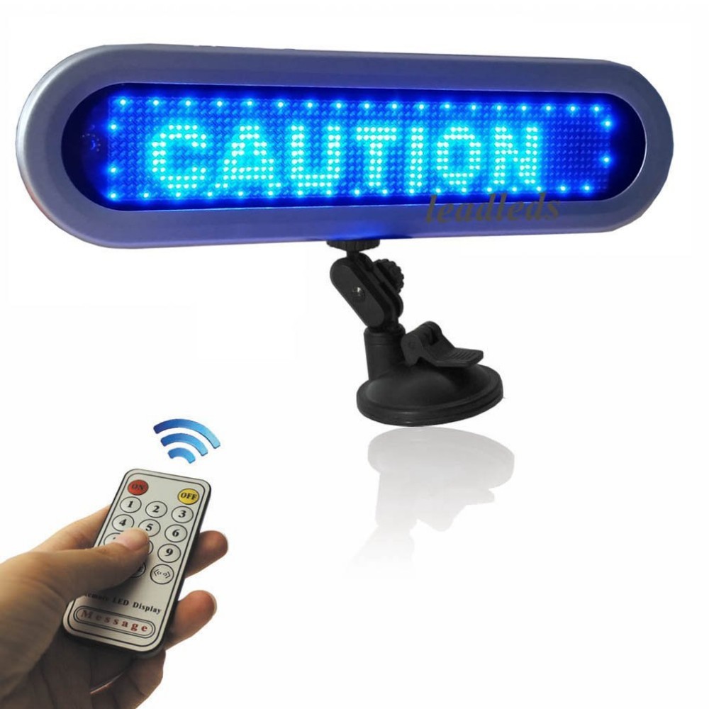 Автоматический светодиодный дисплей синий