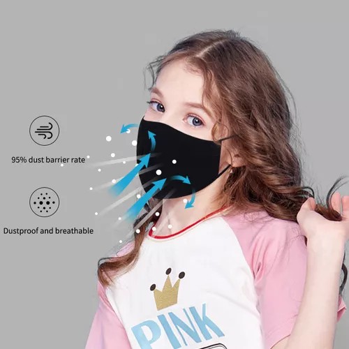 маска для защиты ребенка на лице