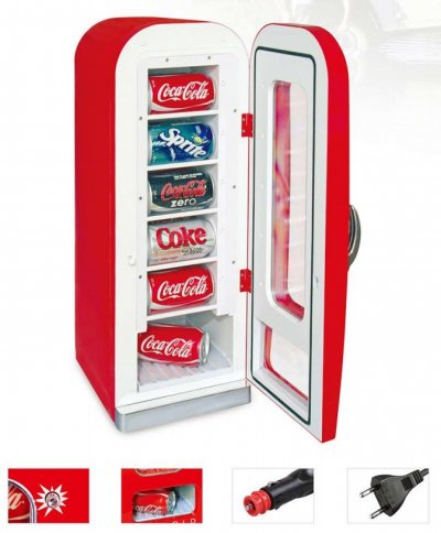 Торговый автомат в холодильнике